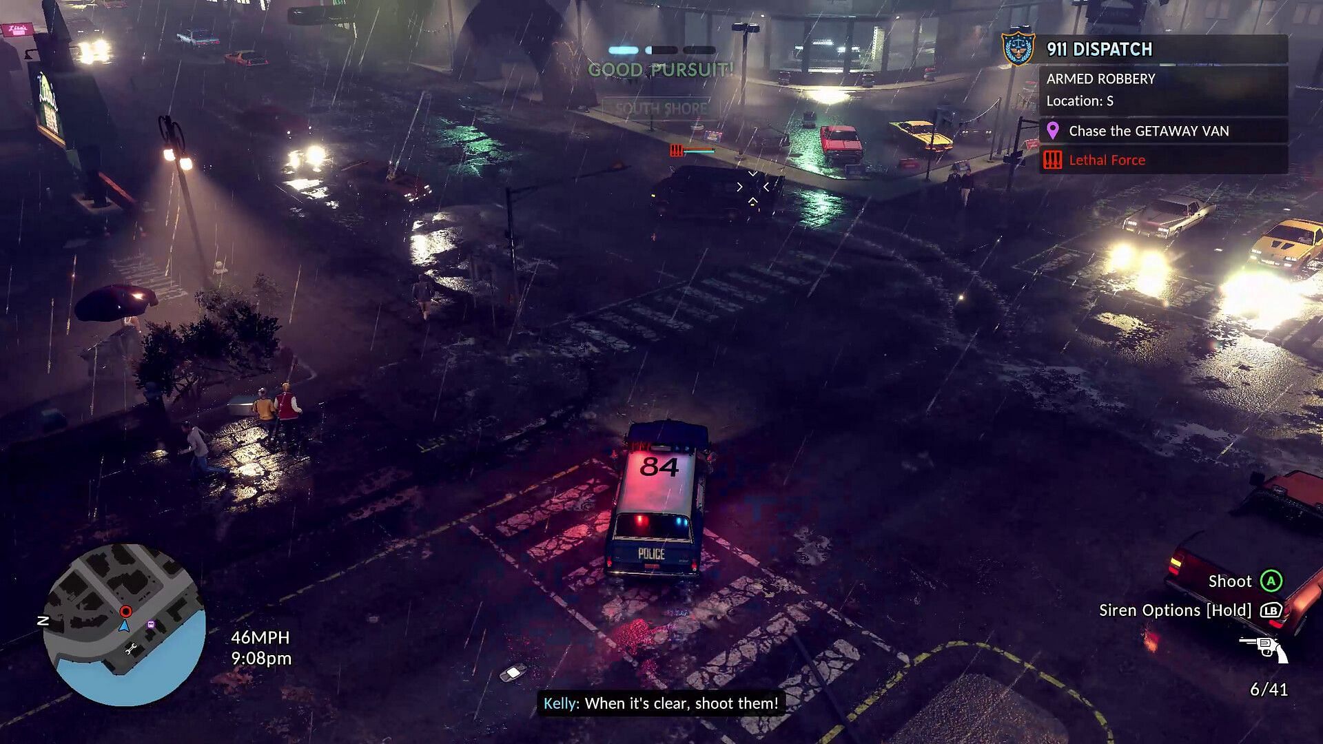 At the time of writing, there are six Pursuit Support options in The Precinct (Image via Kwalee)